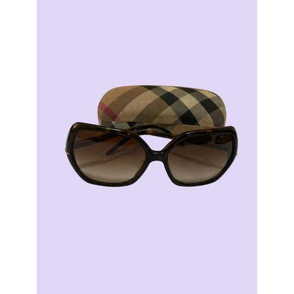 Burberry B 4107 3002/13 Tortoise Frame Brown Lenses Sunglasses - Picture 7 of 8